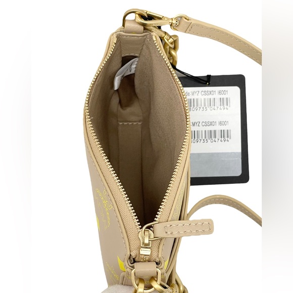 MCM New With Tags Logo Chain Mini 2 Straps Crossbody Pouch - Picture 14 of 14